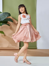 Girls Knee Length Party Dress