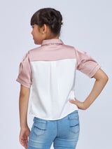 Girls Half Sleeves Formal Top