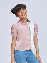 Girls Half Sleeves Formal Top