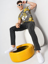 Men's Slim Fit Solid Mid Rise Stretchable Jeans