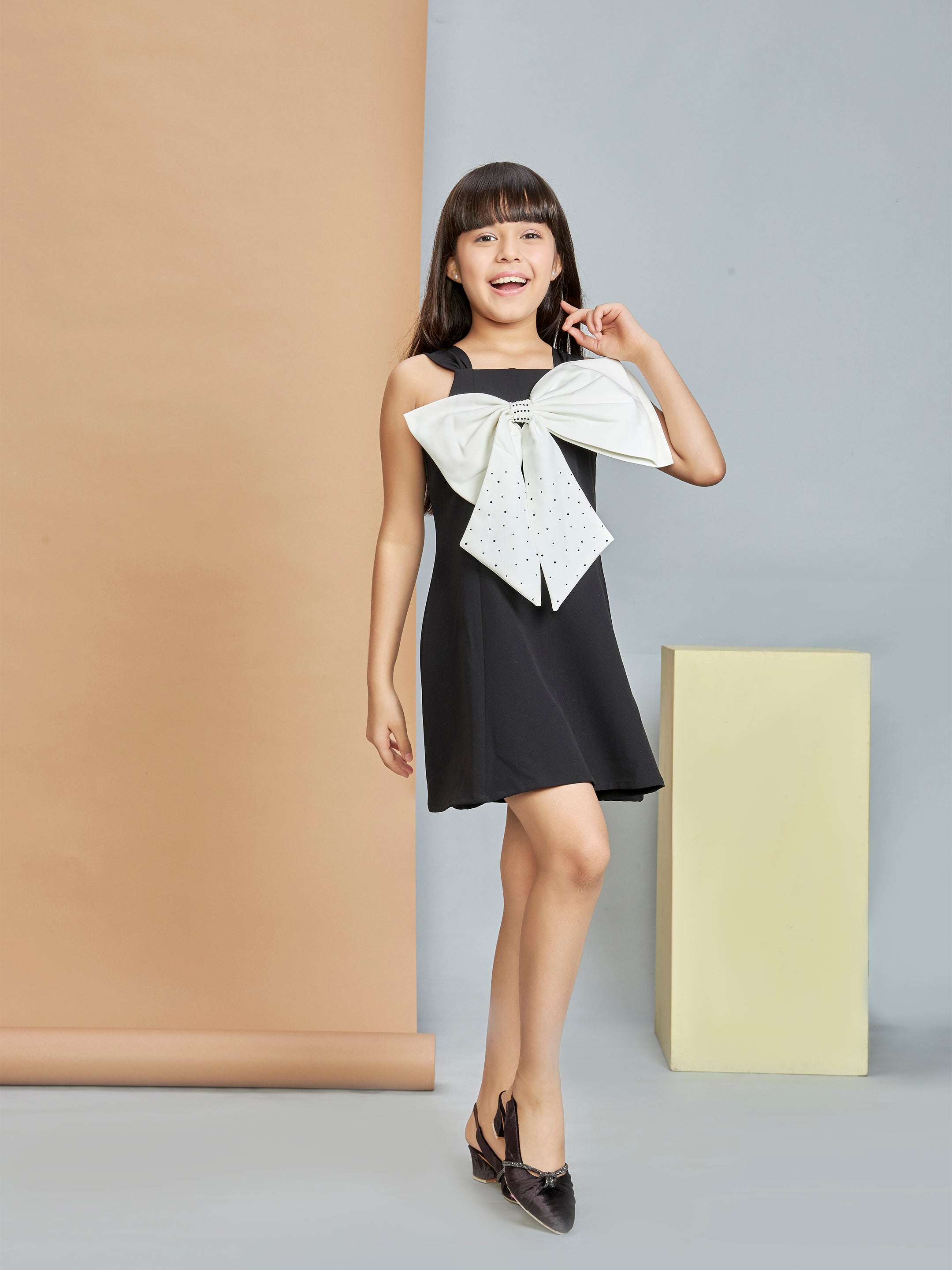 Girls Knee Length Western Dress