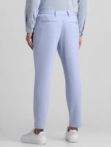 Men's Blue Casual Slim Fit Stretchable Trouser