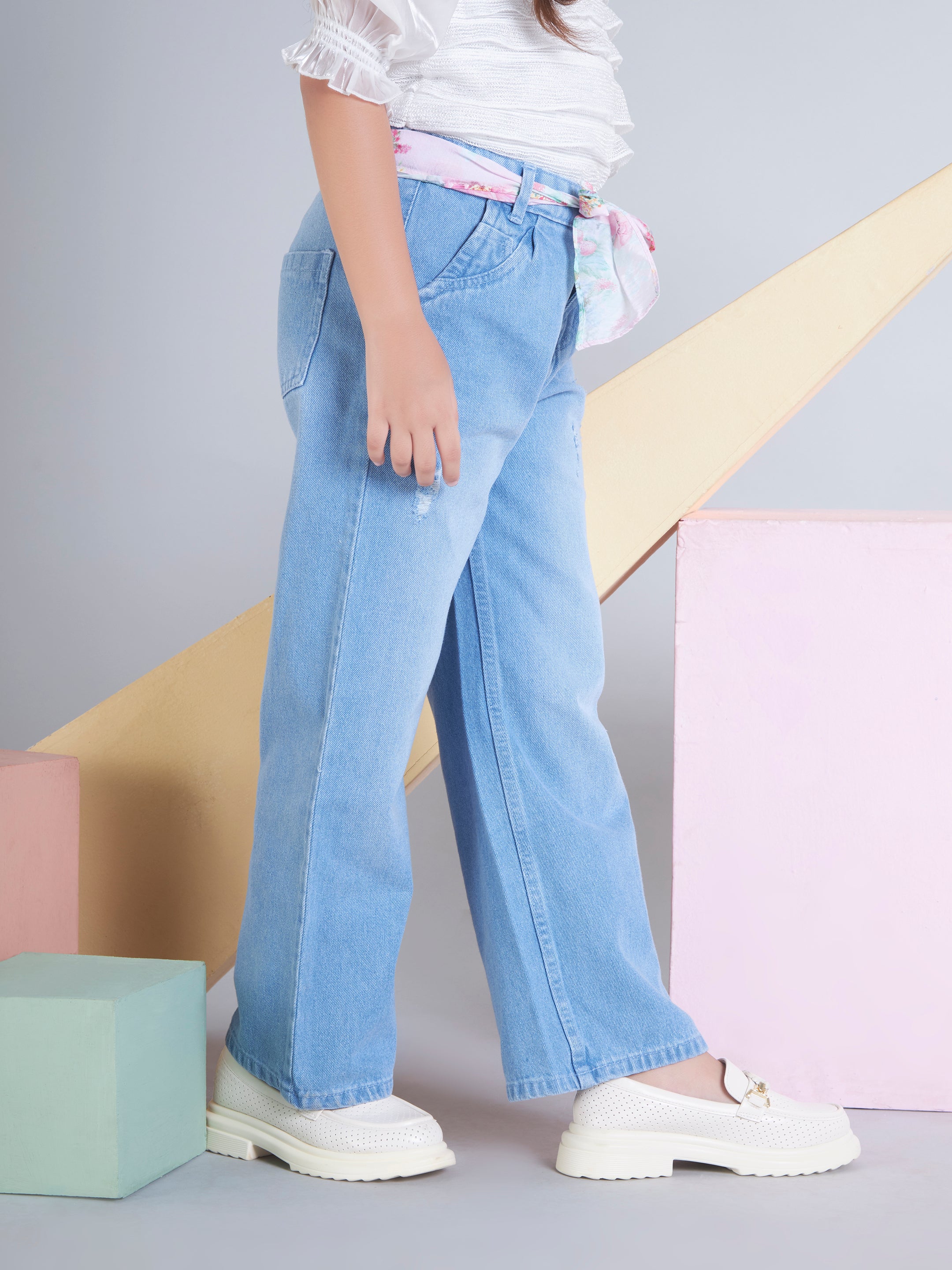 Girls Full Length Casual Jeans