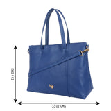 Women's Vandalize Blue Medium Tote Bag