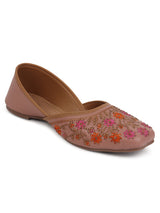 Women's Peach Casual Slip-On Flats