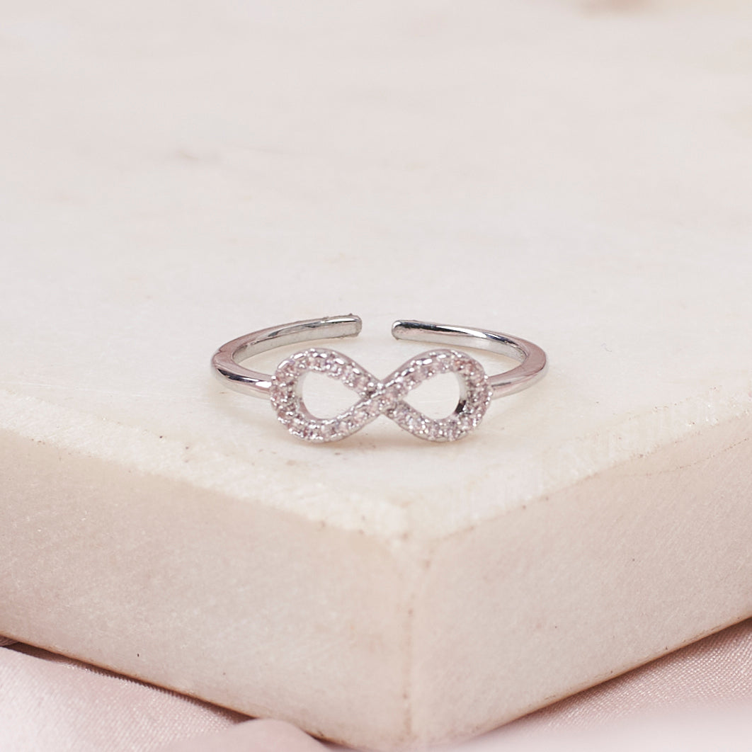 Women's Silver Beyond Infinity Silver Ring