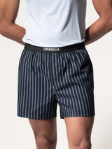 Men's Black Casual Printed Ultra-Light Cotton Regular Fit Boxer