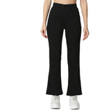 Women's Black Casual Boot Cut Fit Jeans