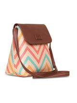 Women's Multicolor Vegan Leather Finish Sling Bag - 5.6L