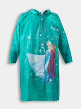 Kids Green Zipper Raincoat