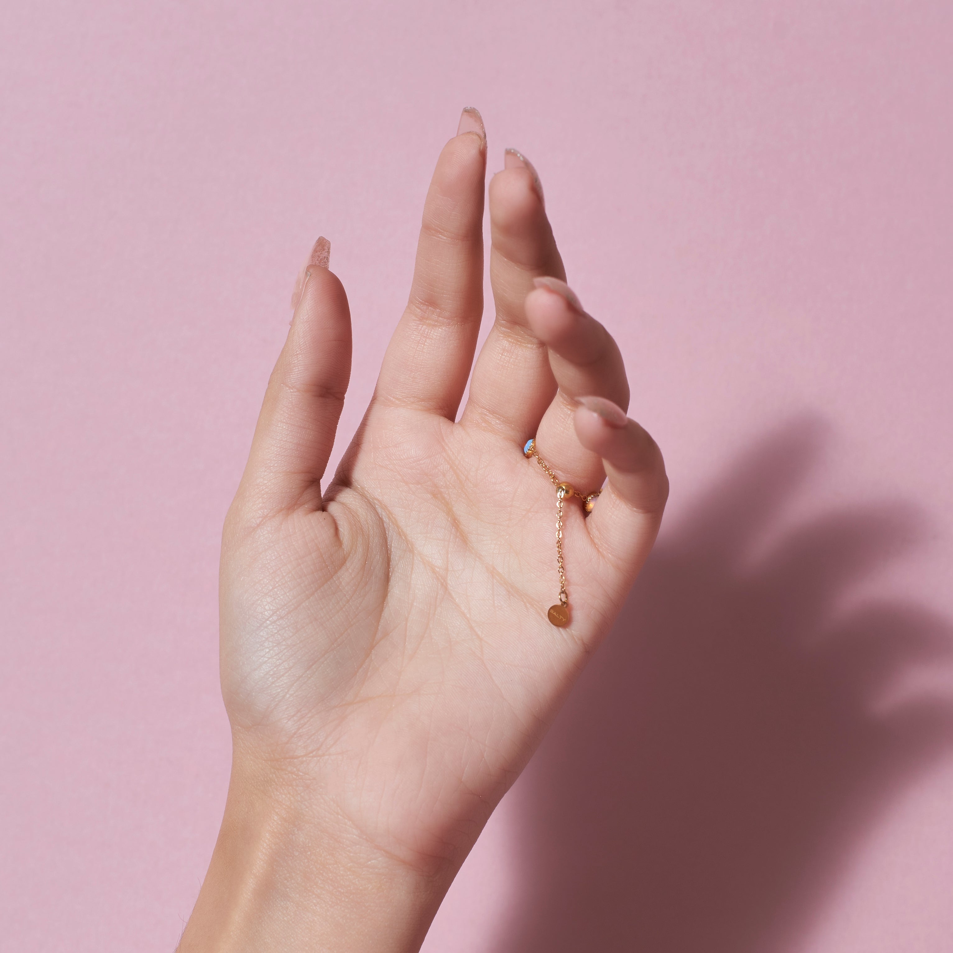 Women's Champagne Self-Love Chain Ring