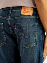 Men's Dark Indigo Casual Straight Fit Solid Jeans