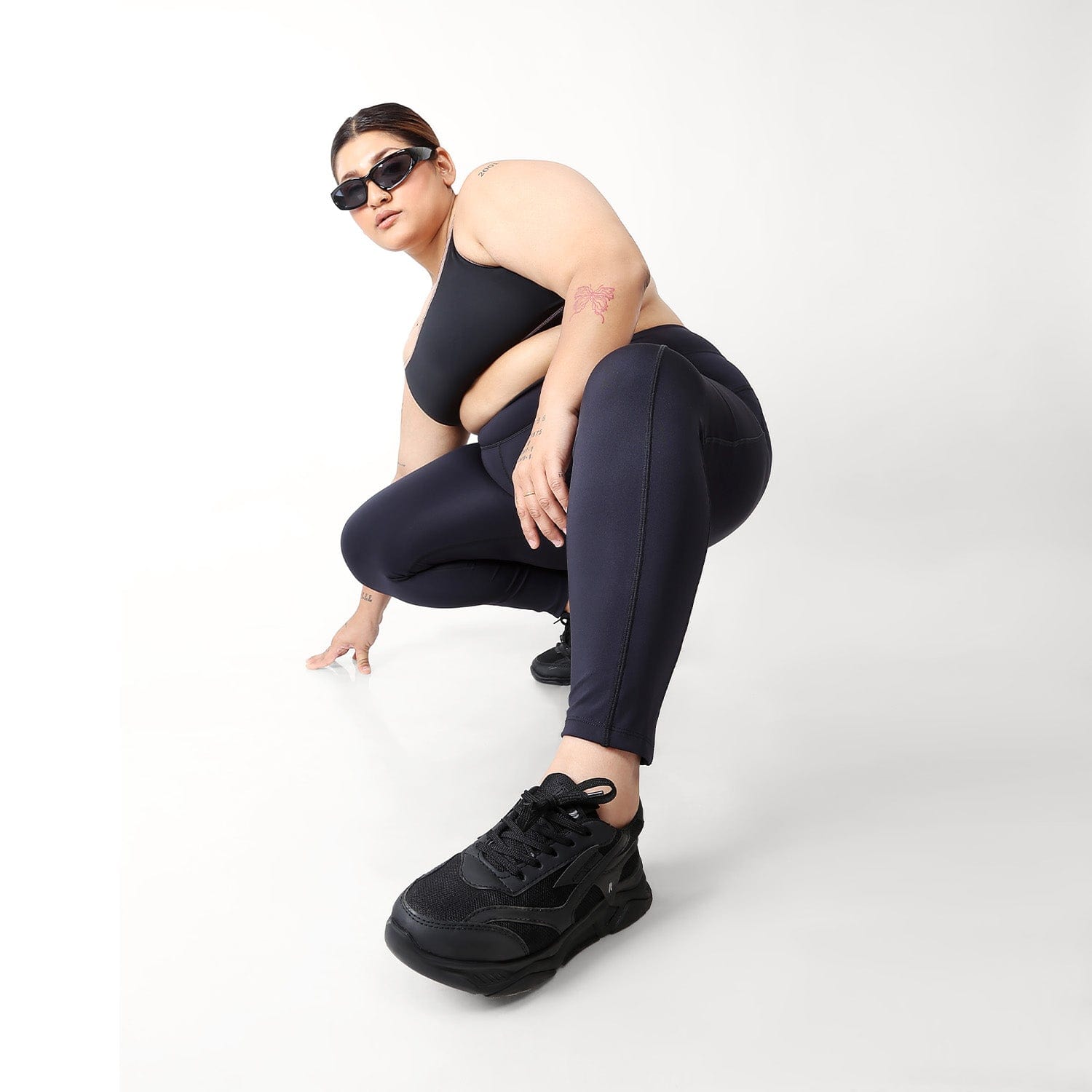 Women's Black Sports Evergreen Legging