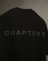 Unisex Black Casual Oversized Fit Solid Half Sleeves Tshirt