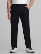 Men's Black Casual Regular Fit Stretchable Pant