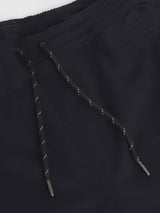 Men's Black Casual Regular Fit Stretchable Pant