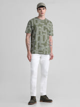 Men's White Casual Slim Fit Stretchable Jeans