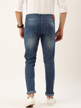 Men's Slim Fit Solid Low Rise Stretchable Jeans
