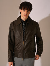 Men's Black Casual Regular Fit Solid Full Sleeves Shirt