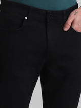 Men's Black BEN Skinny Fit Low Rise Stretchable Jeans