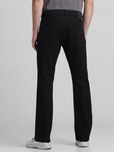 Men's Black Ray Bootcut Mid Rise Stretchable Jeans