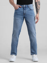 Men's Blue Ben Skinny Fit Low Rise Stretchable Jeans