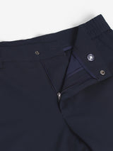 Men's Navy Casual Slim Fit Stretchable Trouser