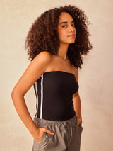 Women's Black Casual Solid Sleeveless Top