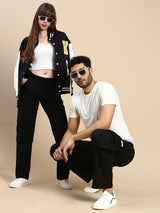 Unisex Black Baggy Cargo