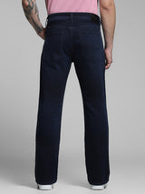 Men's Blue Casual Bootcut Solid  Jeans