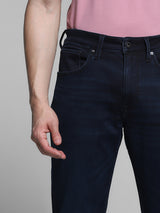 Men's Blue Casual Bootcut Solid  Jeans