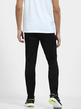 Men's Black Casual Slim Fit Solid  Jeans