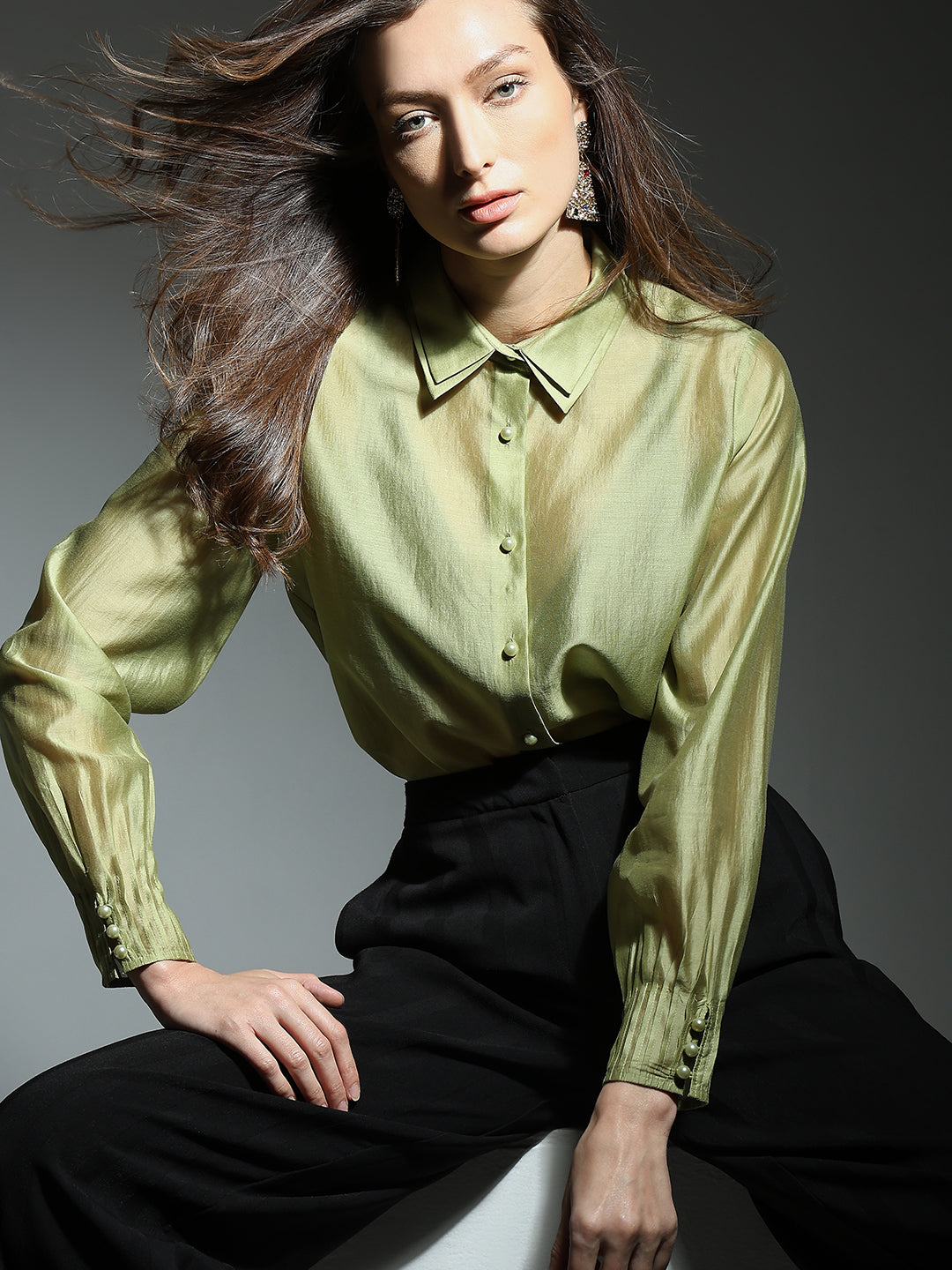 Women's Green Shirt