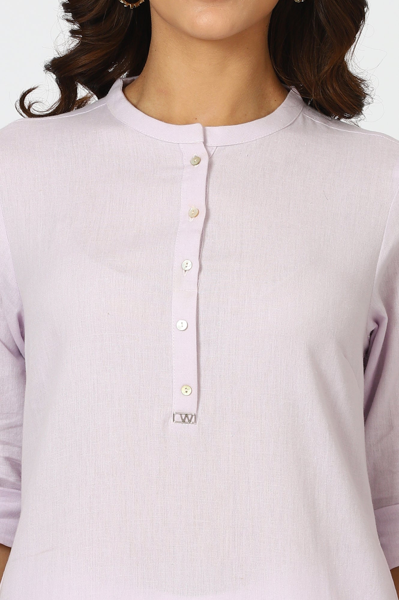 Women's Solid Cotton Straight Kurta