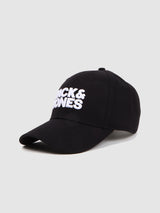 Men's Black Casual Embroidery Cap