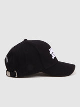 Men's Black Casual Embroidery Cap