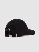 Men's Black Casual Embroidery Cap