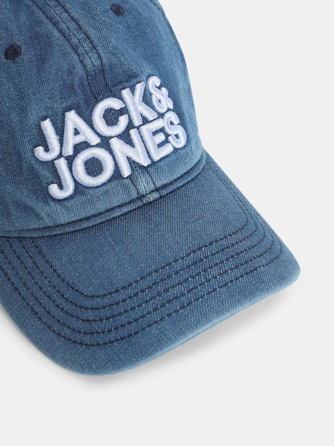 Men's Blue Casual Embroidery Cap