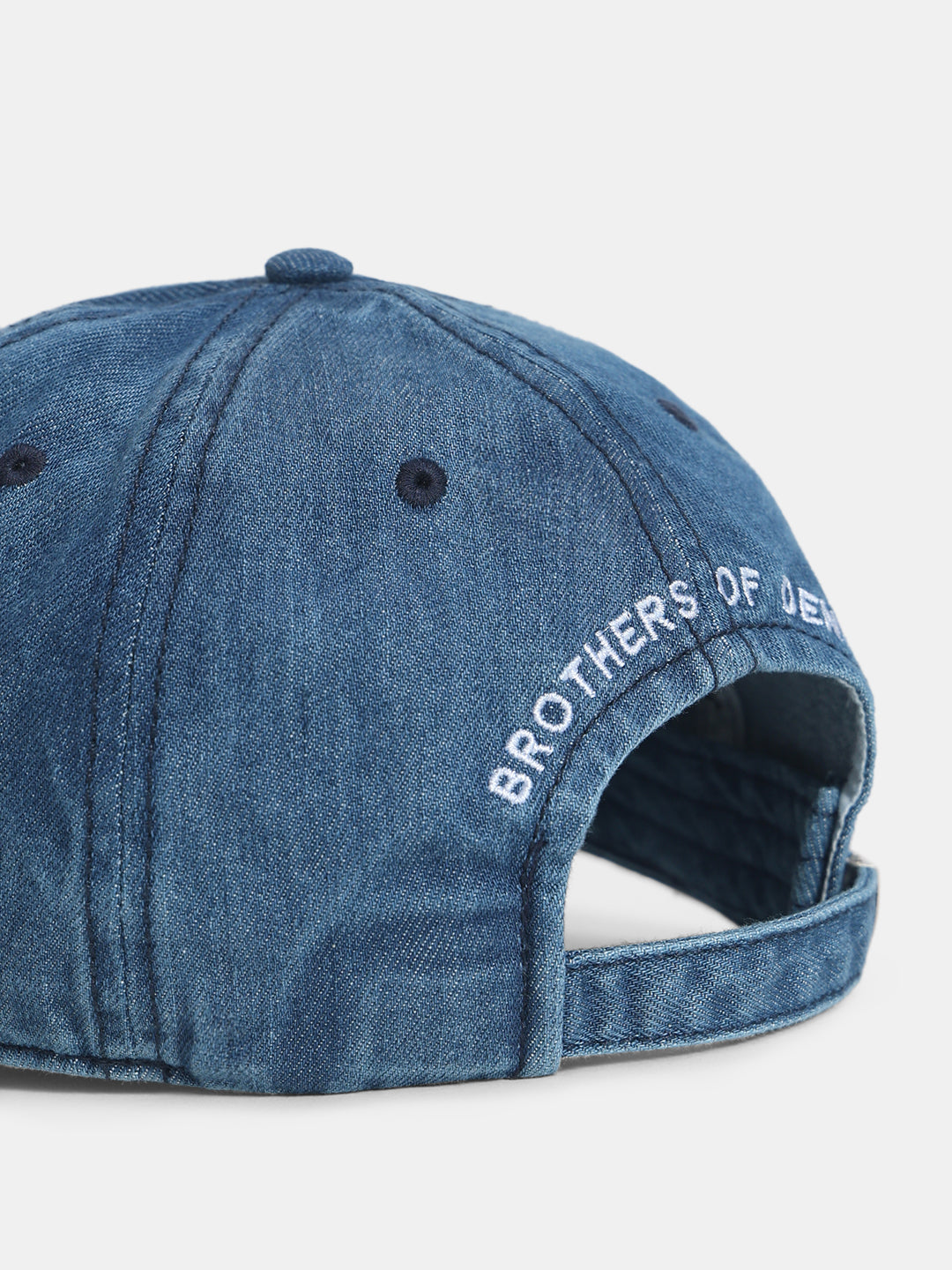Men's Blue Casual Embroidery Cap