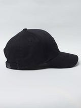 Men's Black Casual Embroidery Cap