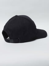 Men's Black Casual Embroidery Cap
