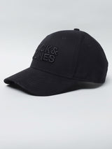 Men's Black Casual Embroidery Cap