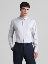 Men's Blue Casual Slim Fit Stretchable Full Sleeves Shirt