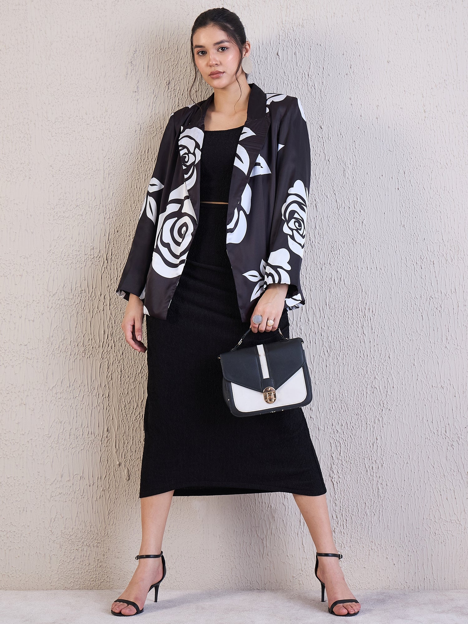 Women's Elit Bodycon Midi Dress with Jacket