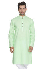 Men's Green Traditional Ethnic Full Sleeves Kurta