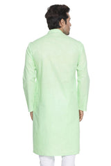 Men's Green Traditional Ethnic Full Sleeves Kurta