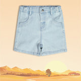 Boys Blue Casual Regular Fit Solid Shorts