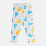 Girls Multicolor Casual Printed Leggings - Set of 3