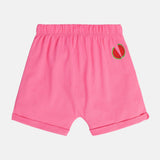 Girls Multicolor Casual Regular Fit Printed Shorts - Set of 3