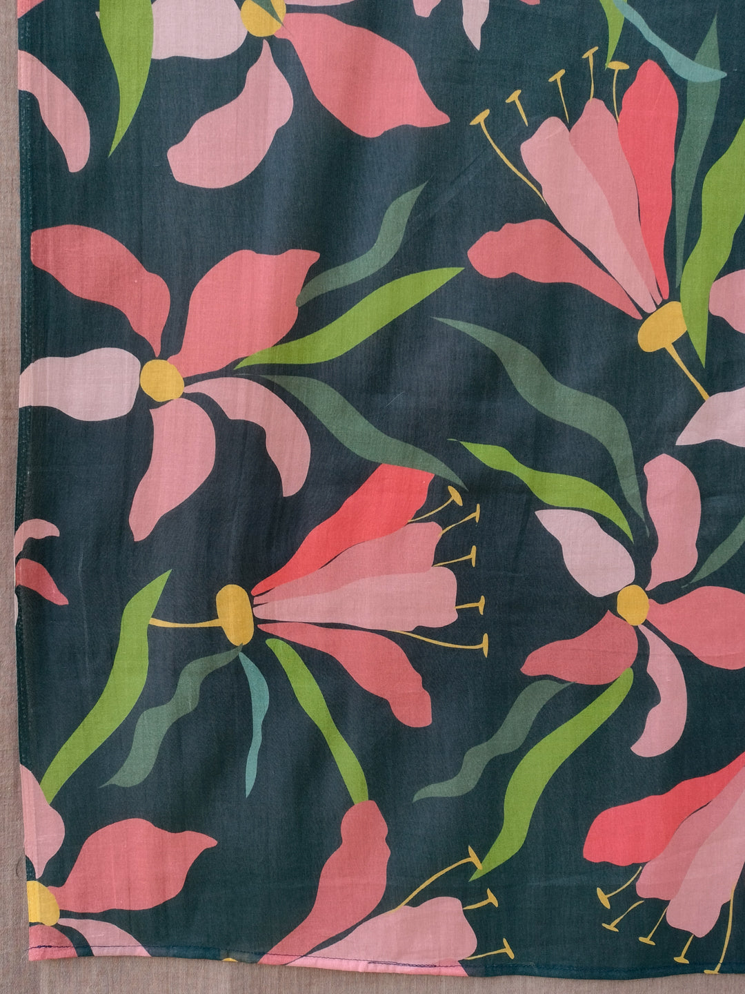 Women's Multicolor Pure Cotton Saree